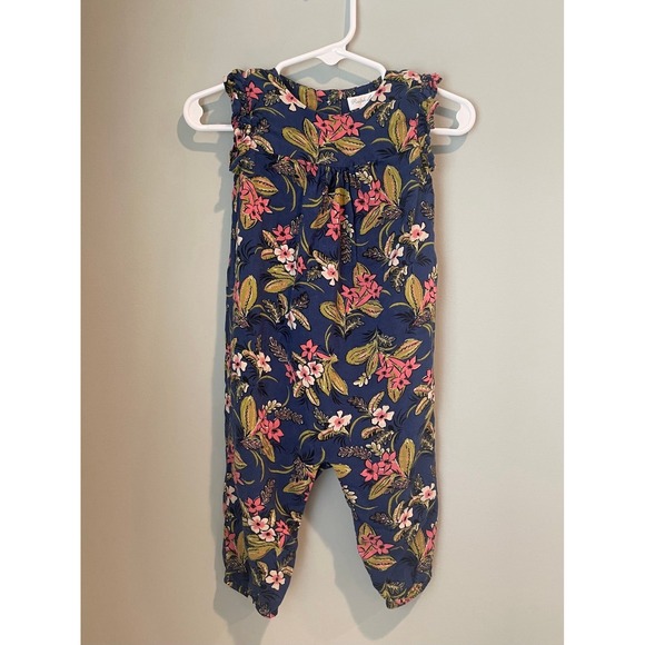 Ralph Lauren‎ Floral Ruffled Romper- Size 9 Months - Picture 2 of 9